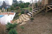 terrasse bois piscine