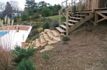 terrasse bois piscine